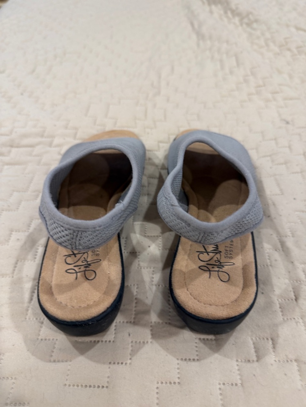 Lifestride gray slingback sandals, 6 1/2 - Picture 7 of 8